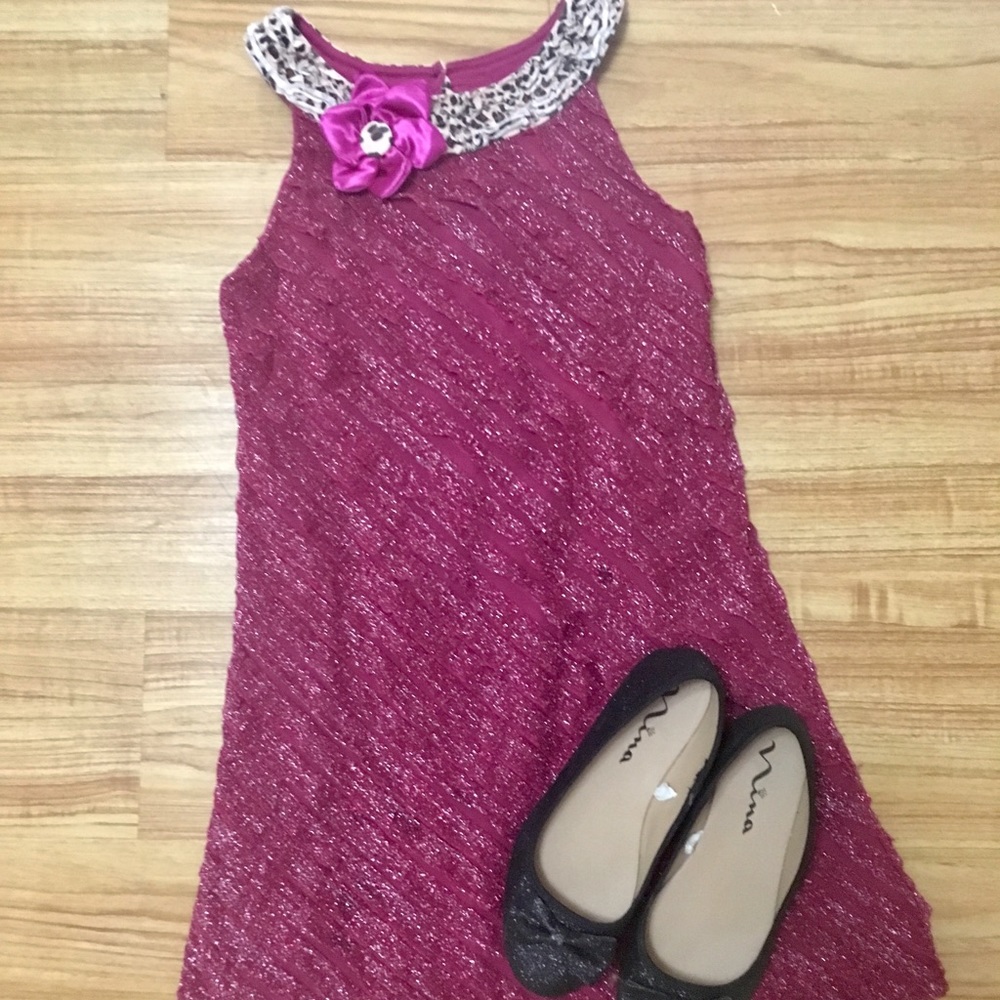Girls Glittery Dress